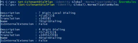 Skype for Business Online – Update Normalization Rules Using PowerShell