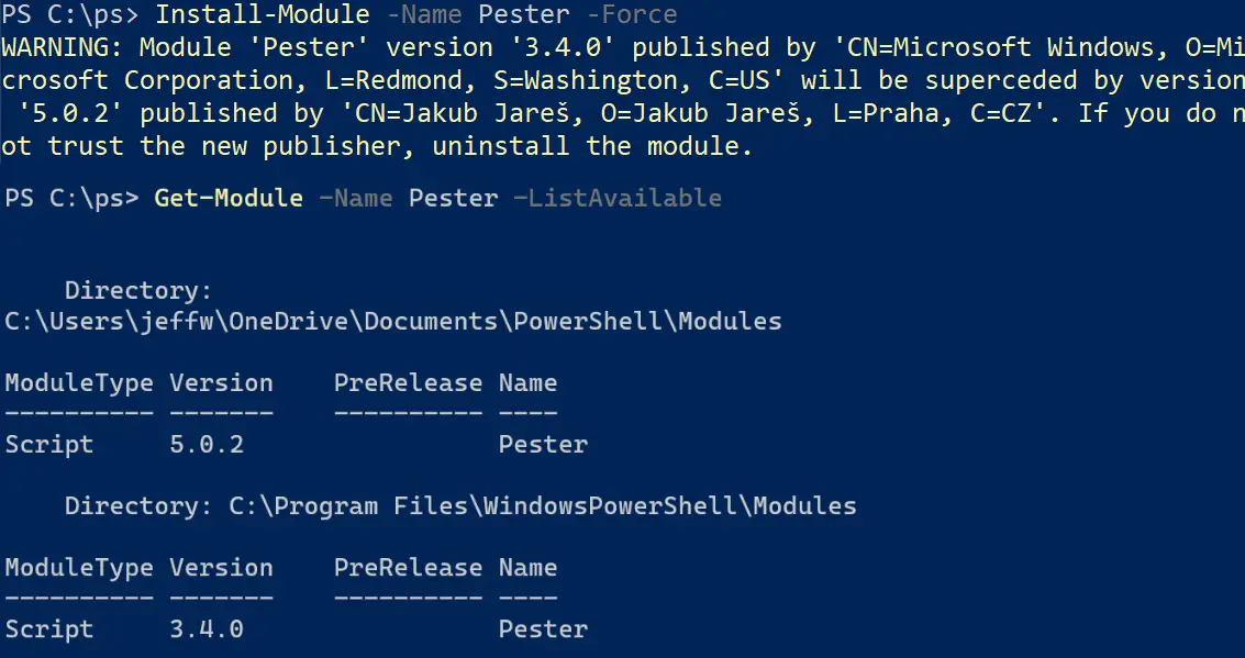 Getting Started with Pester Testing in PowerShell | Jeff Brown Tech