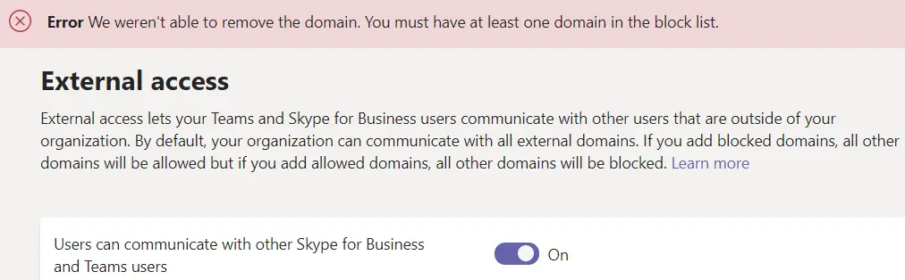 disable conversation history skype for business office 365