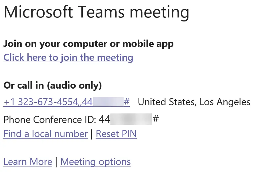 microsoft audio conferencing license