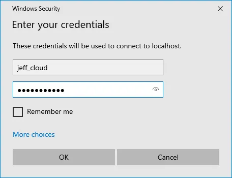 rdp credential prompt