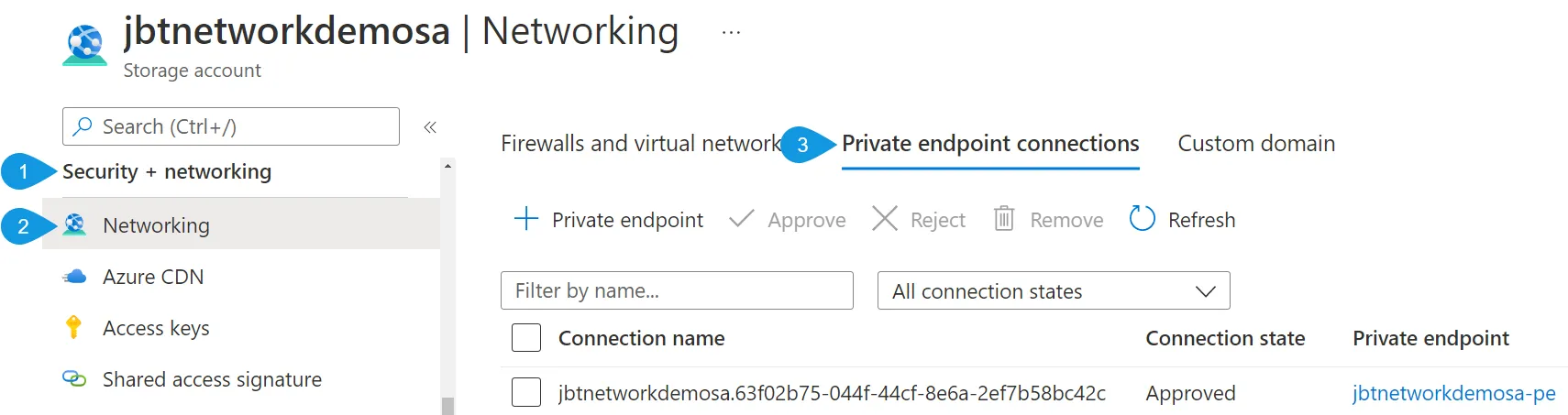 azure networking private endpoint