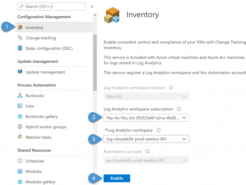 azure log analytics workspace