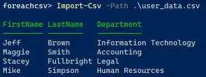 PowerShell ForEach and CSV Files: Tutorial | Jeff Brown Tech