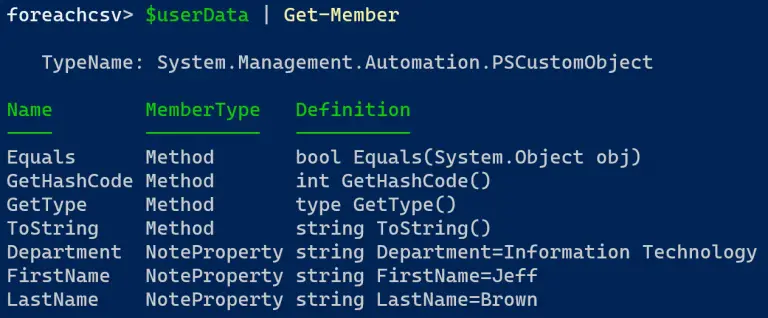 PowerShell ForEach and CSV Files: Tutorial | Jeff Brown Tech
