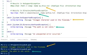 Mastering PowerShell Try Catch with Exception Messages | Jeff Brown Tech